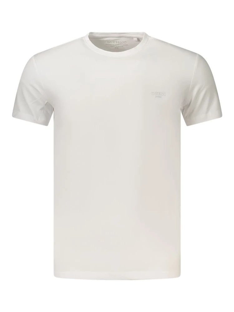 White Cotton Men's T-Shirt