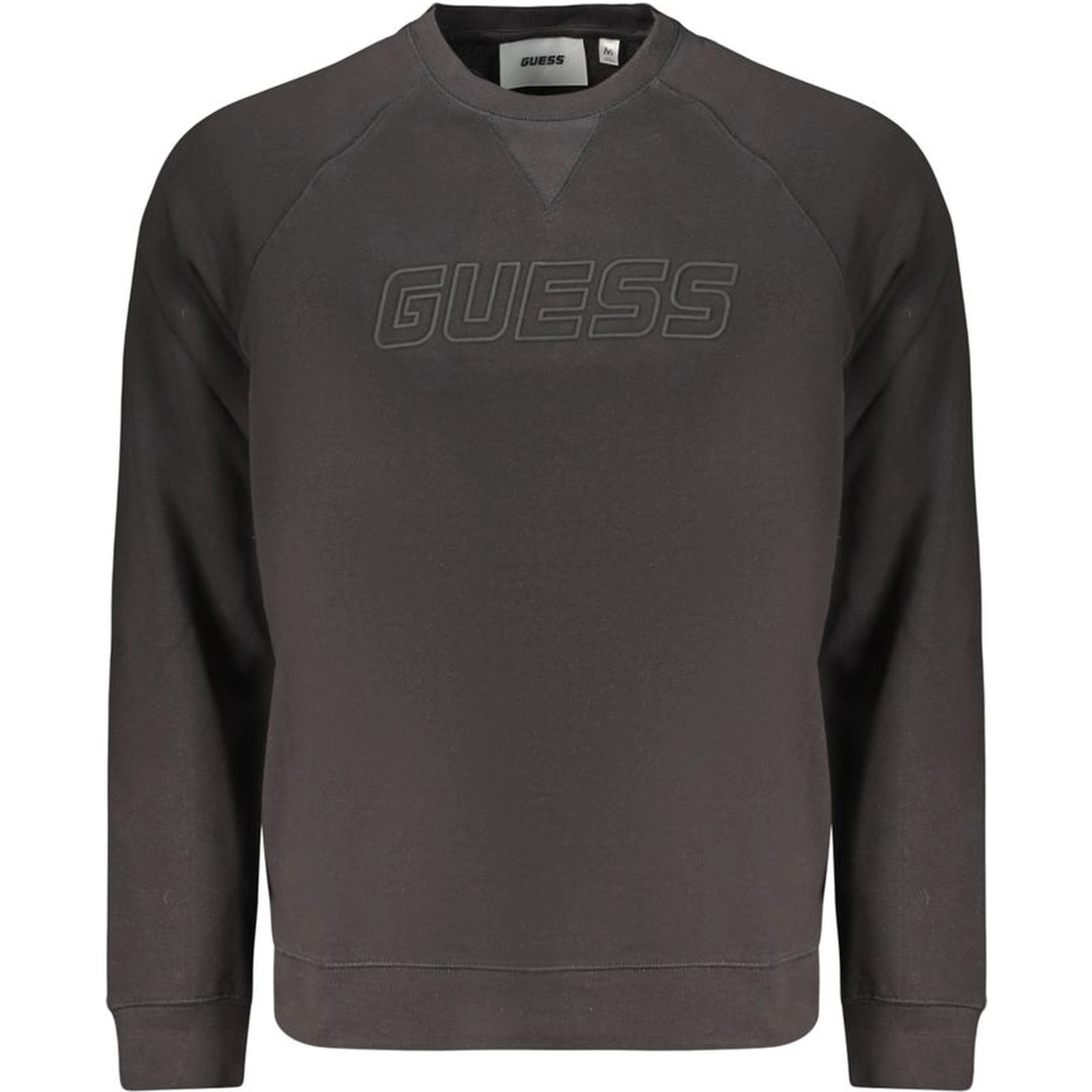 Black Cotton Men's Sweatshirt