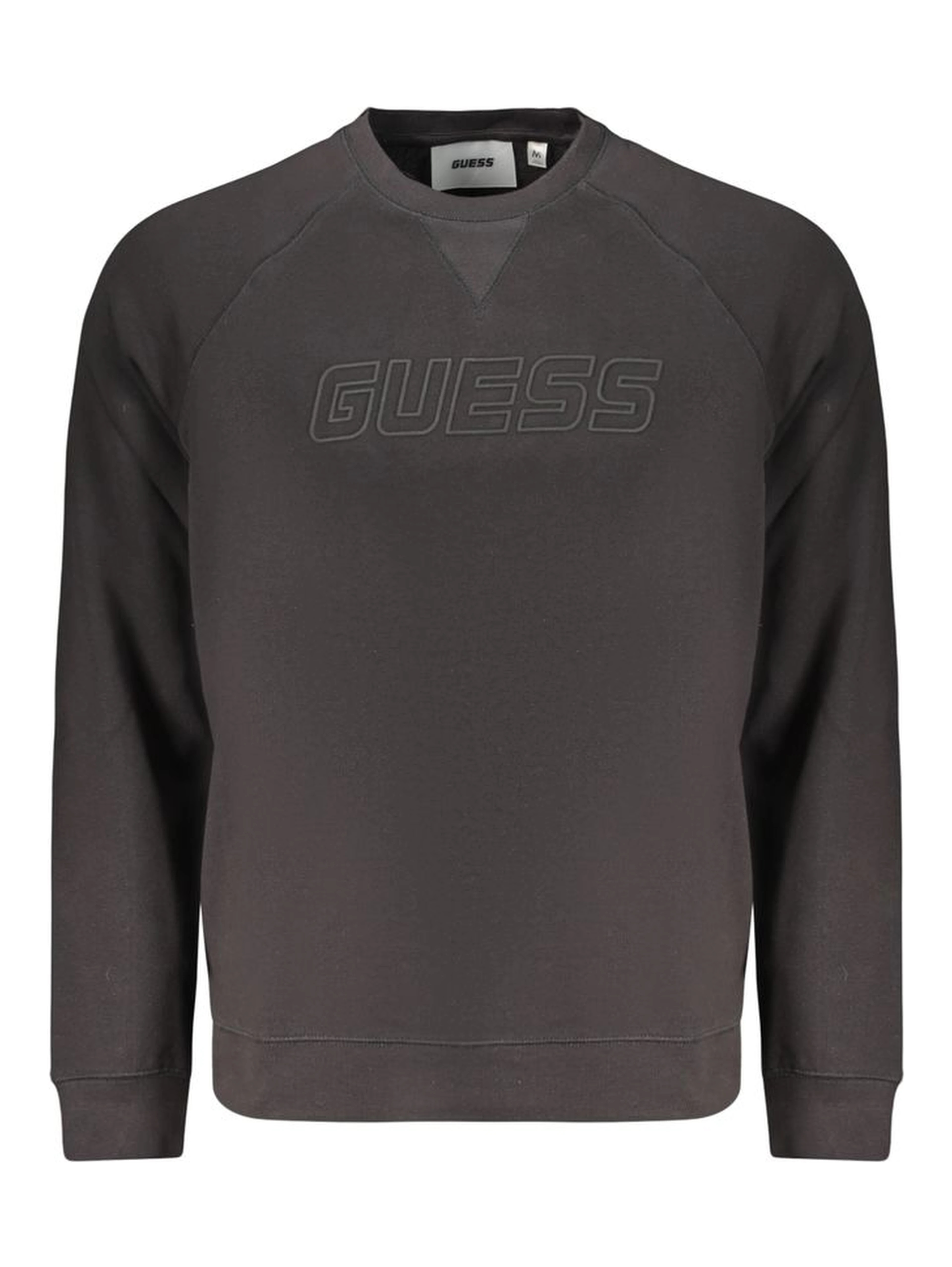 Black Cotton Men's Sweatshirt