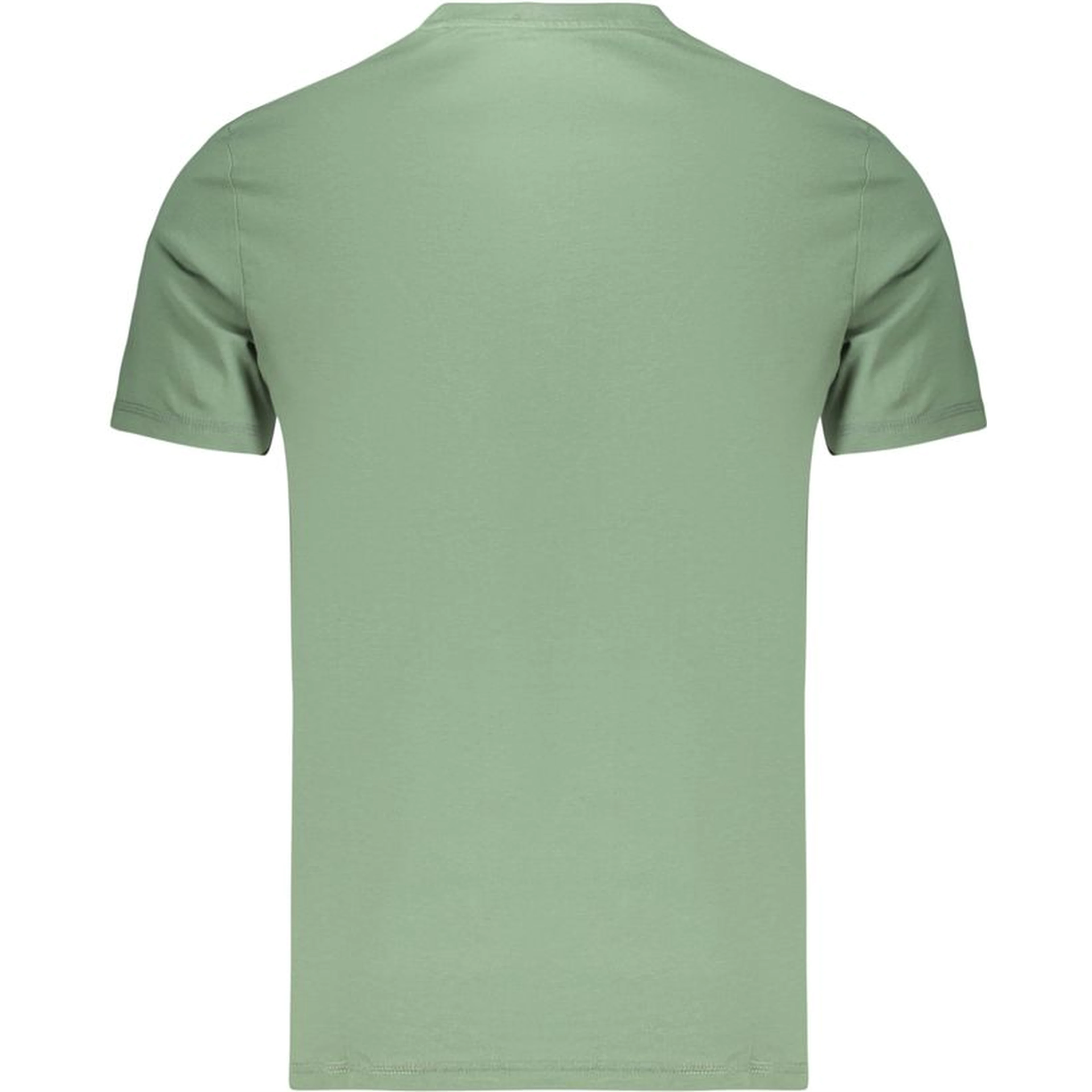Green Cotton Men's T-Shirt