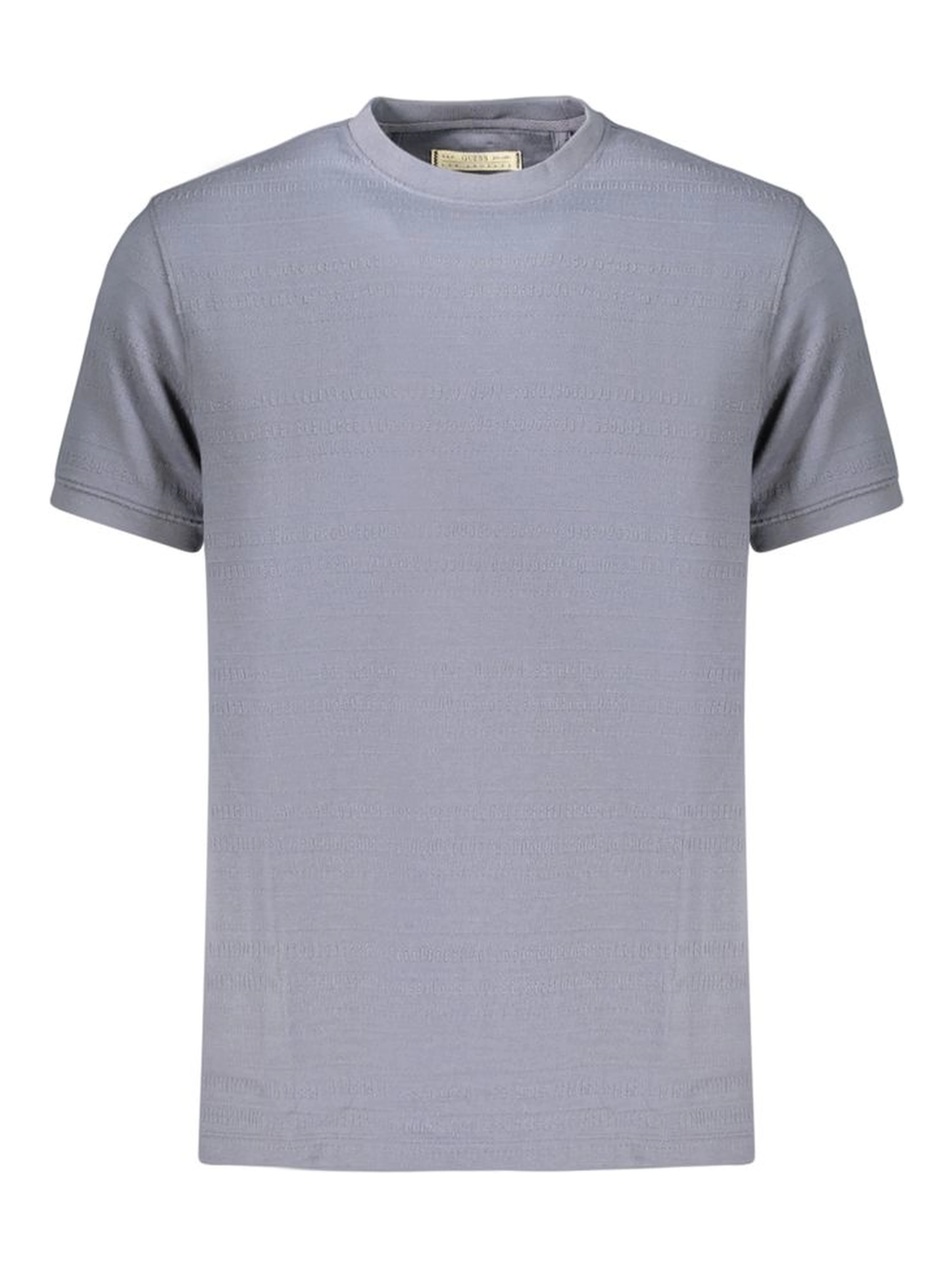 Blue Cotton Men's T-Shirt
