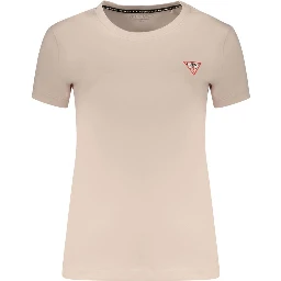 Pink Cotton Womens T-Shirt