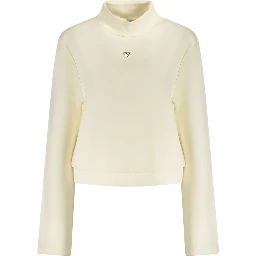 Bianco Polyester Donna Sweatshirt
