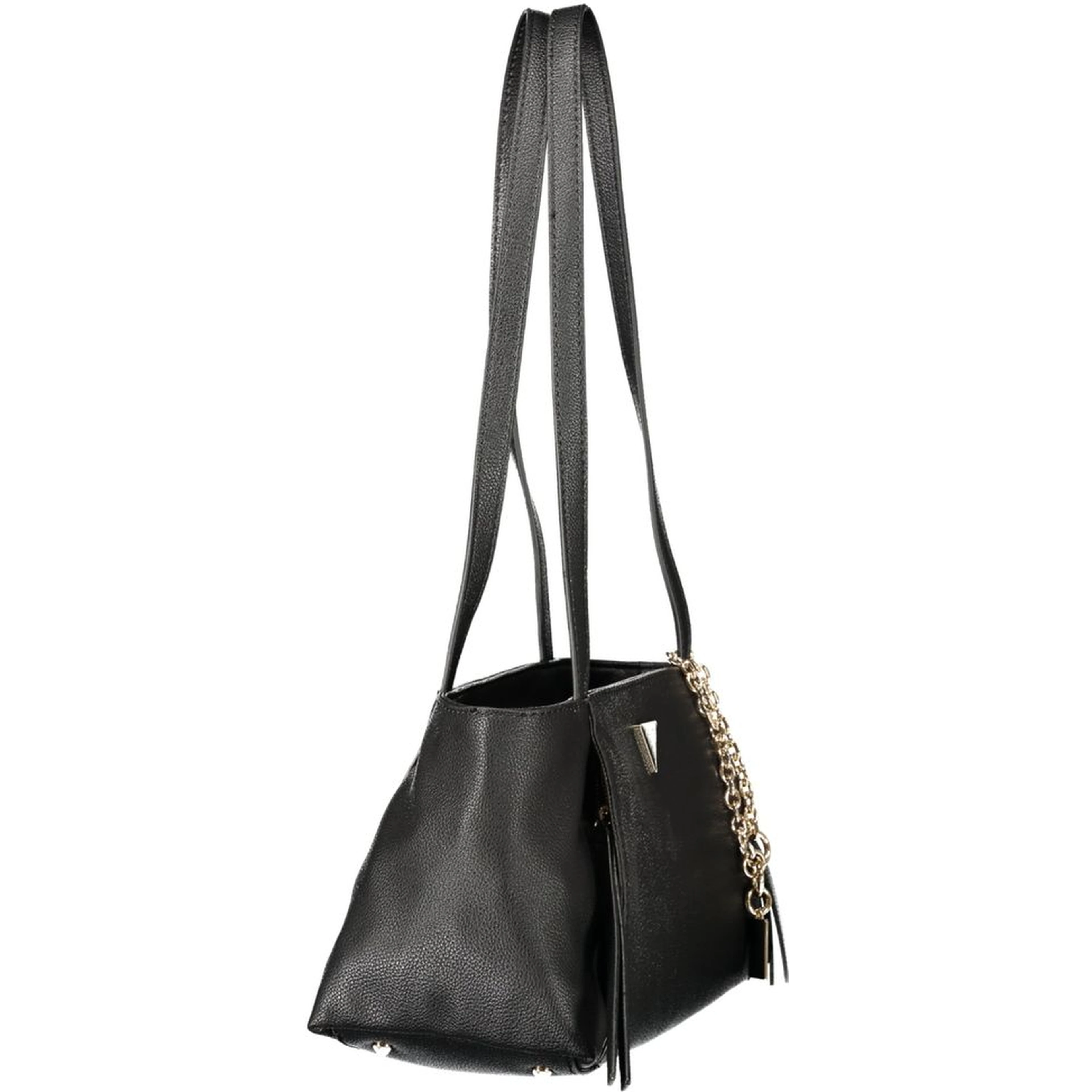 Black Polyurethane Women's Bag