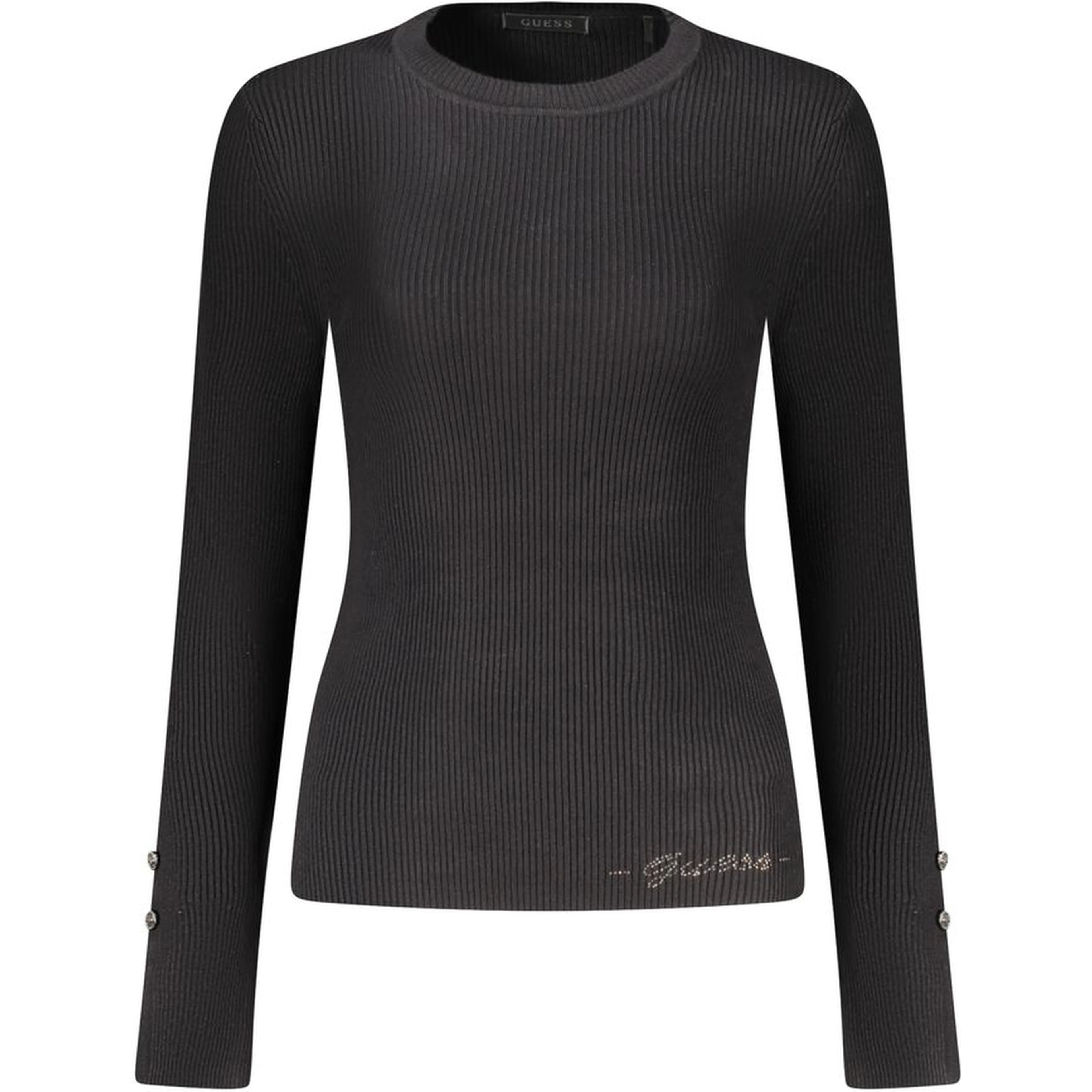 Black Viscose Women's Sweater