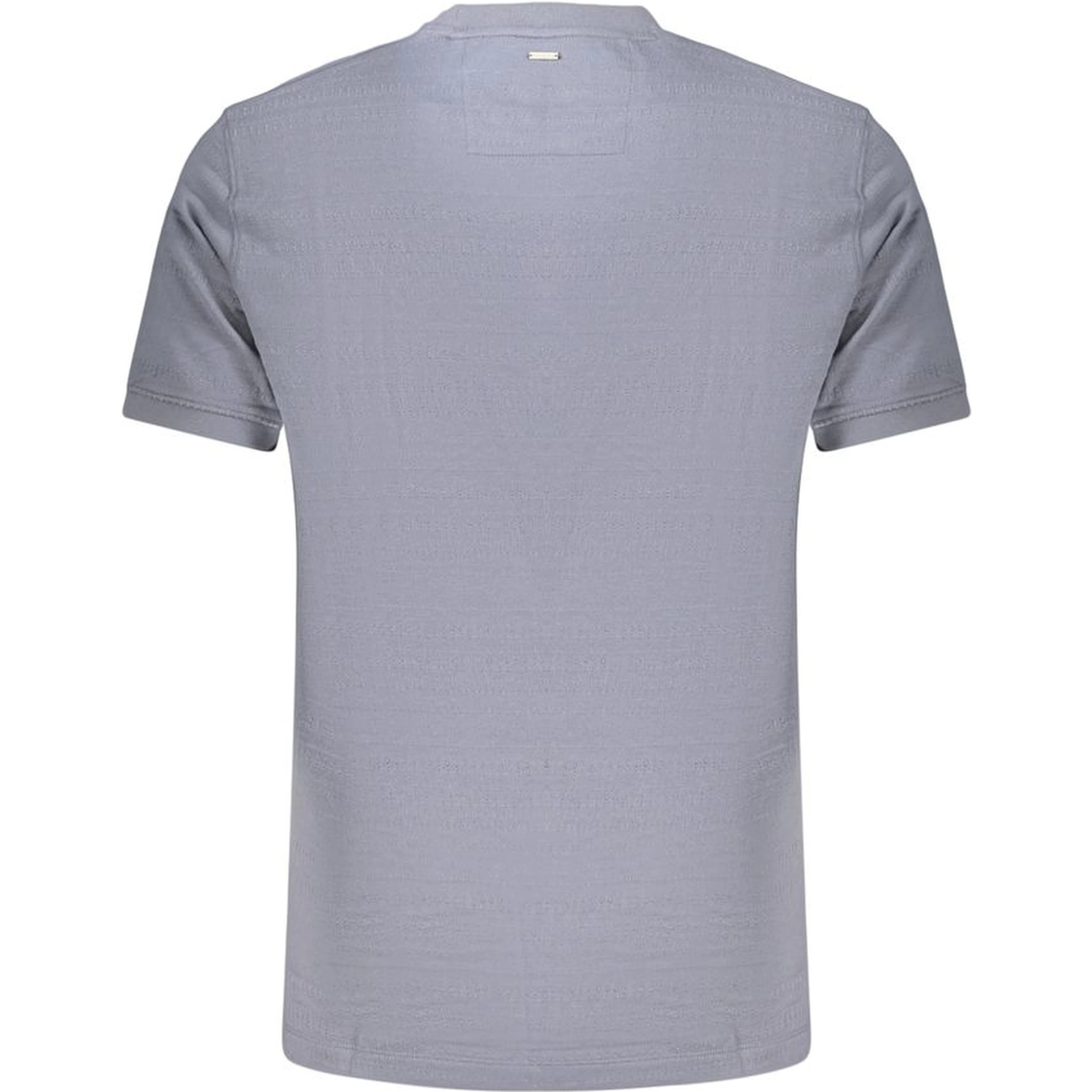 Blue Cotton Men's T-Shirt