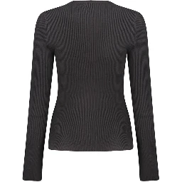 Black Viscose Women's Sweater