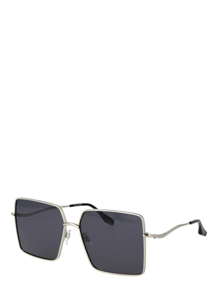 Silver Stainless Steel Sunglasses