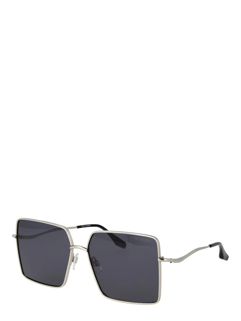 Silver Stainless Steel Sunglasses