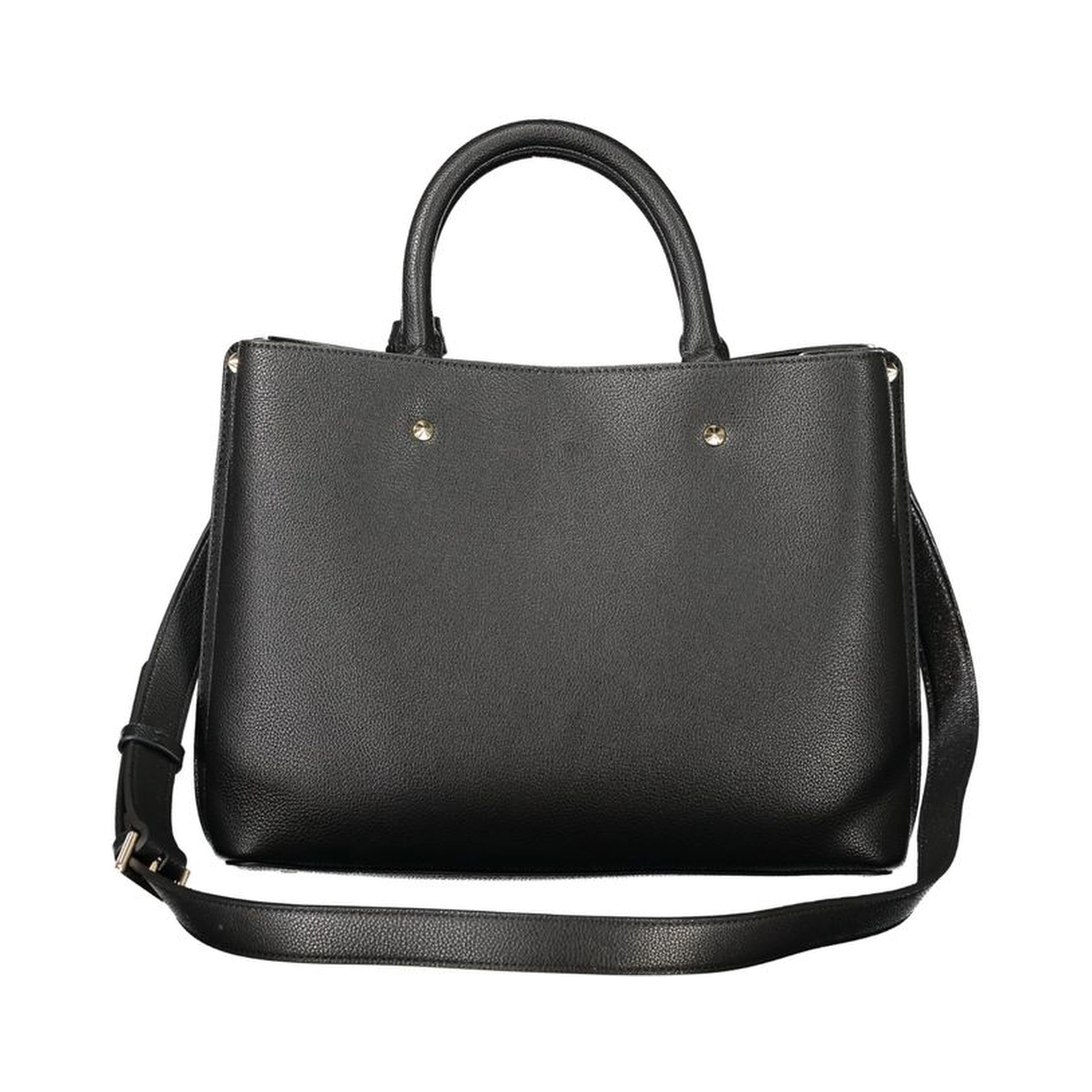 "Black Polyurethane Womens Bag"