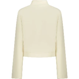 Bianco Polyester Donna Sweatshirt
