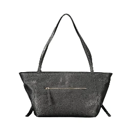 Black Polyurethane Women's Bag