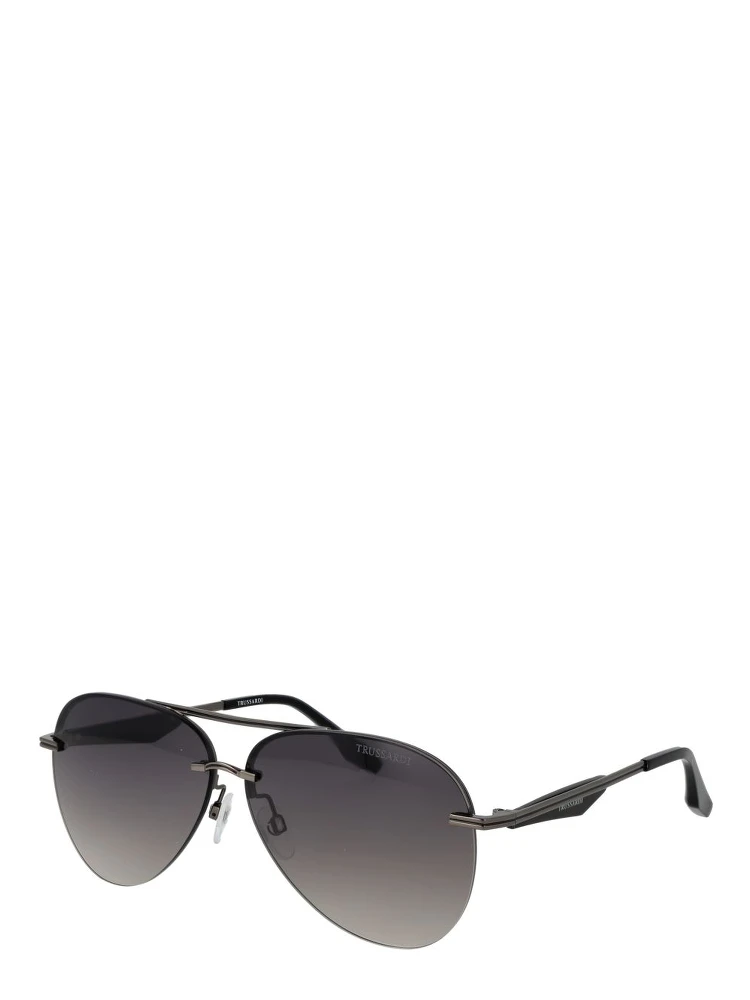 Gray Metal Sunglasses