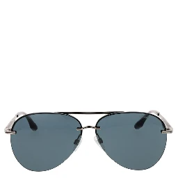 Gray Metal Sunglasses