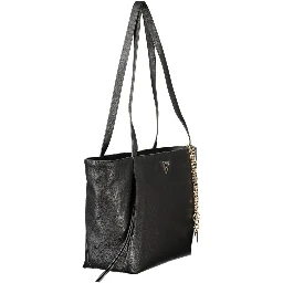 Black Polyurethane Women's Bag