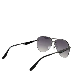 Gray Metal Sunglasses