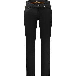 Black Cotton Men Jeans