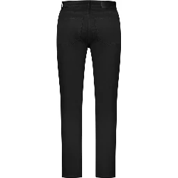 Black Cotton Men Jeans