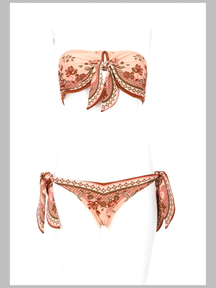 BIKINI "ASTER" CON DETTAGLIO FOULARD
