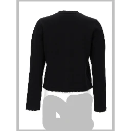 CARDIGAN "KENDRA" IN LANA CON BORDI SMERLATI