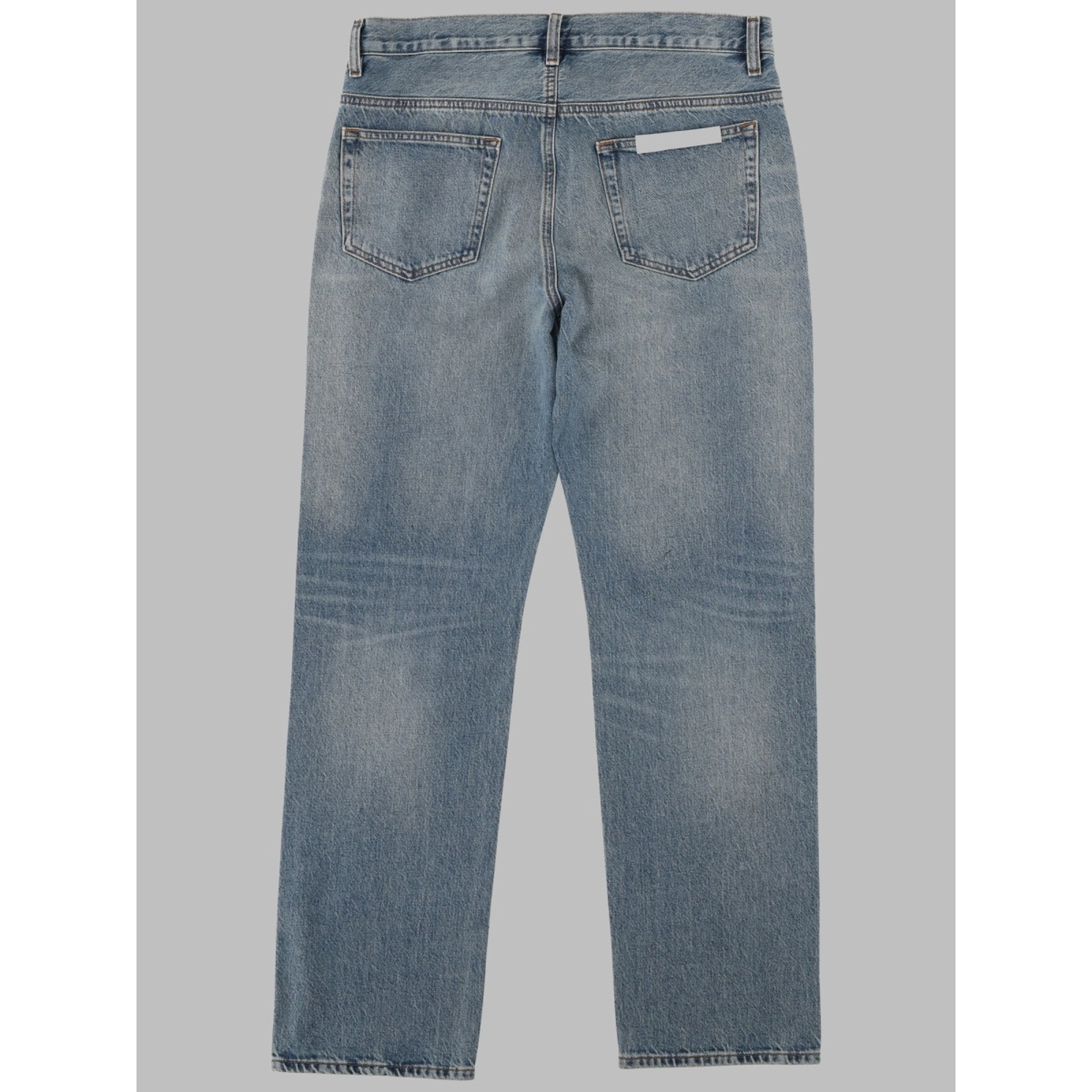 JEANS DRITTO IN DENIM DI COTONE