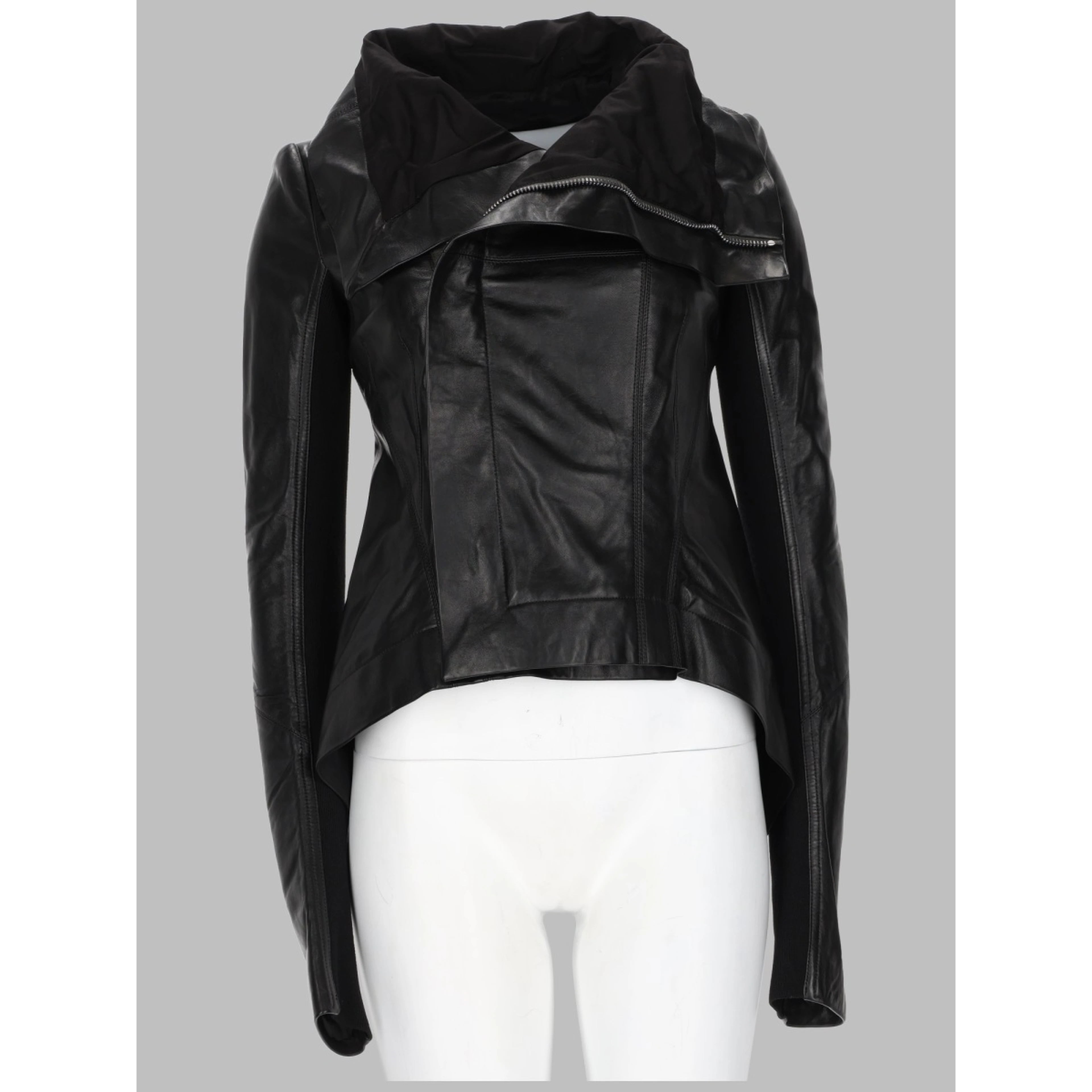 GIACCA BIKER IN PELLE "NASKA"