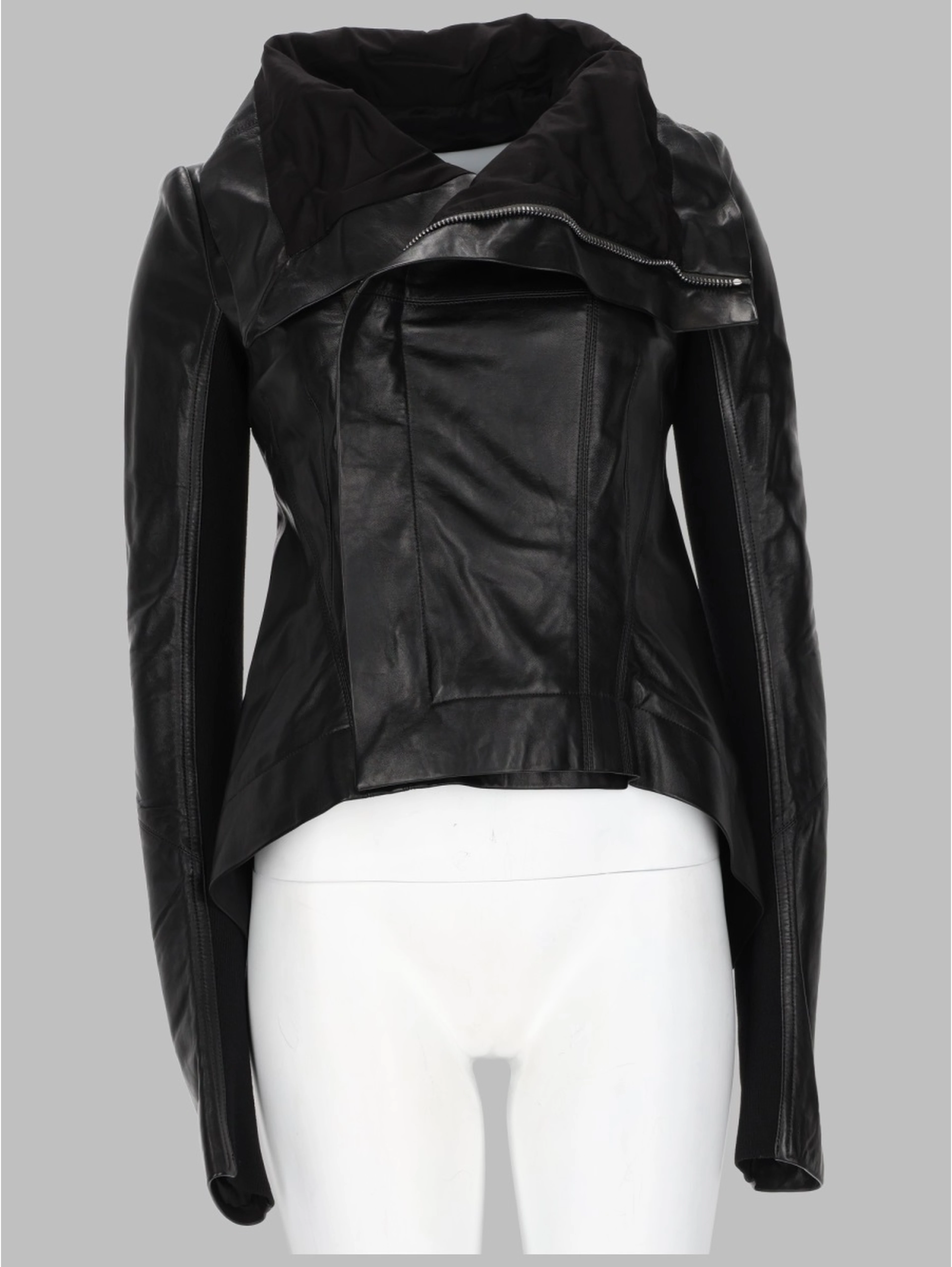 GIACCA BIKER IN PELLE "NASKA"