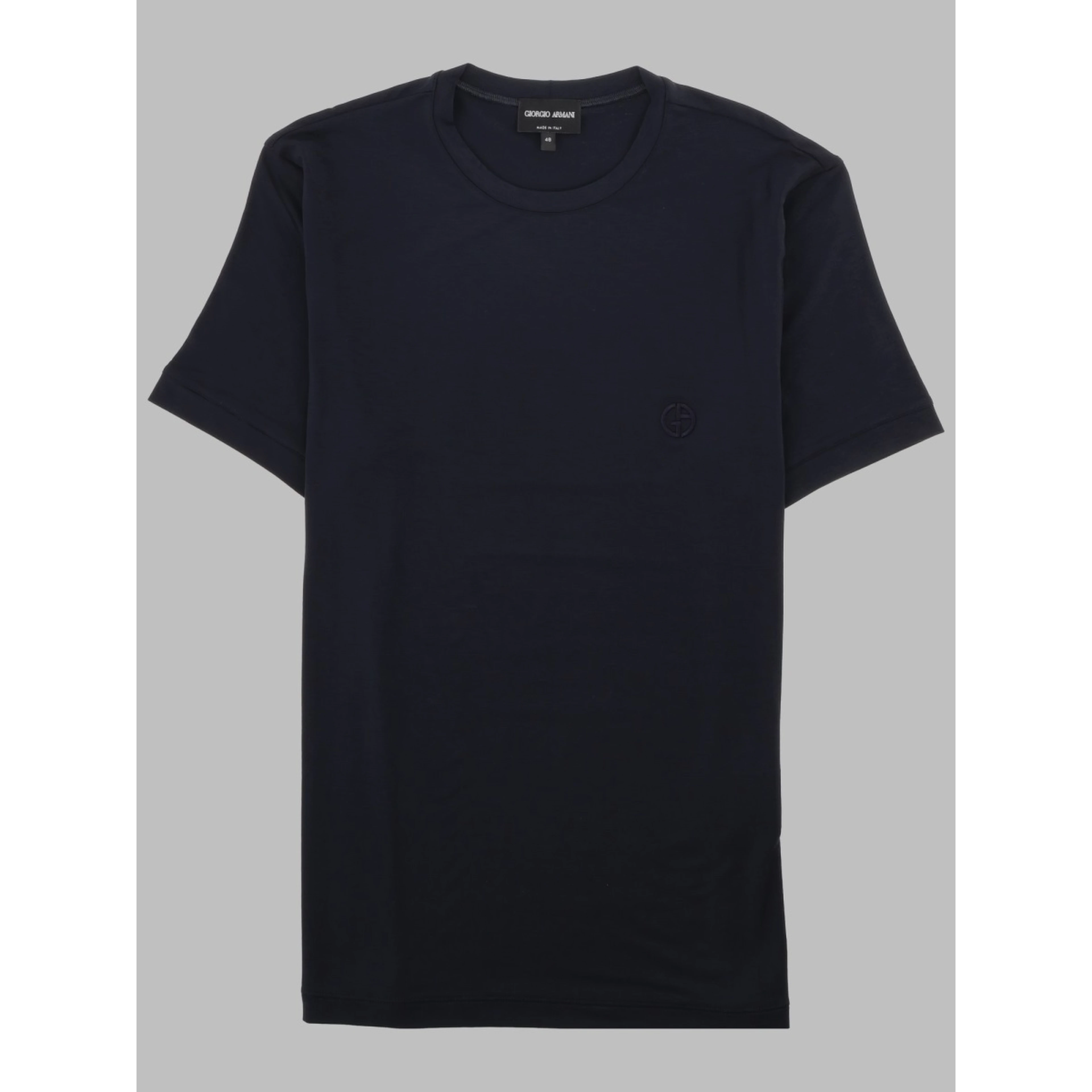 T-SHIRT GIROCOLLO IN JERSEY DI VISCOSA