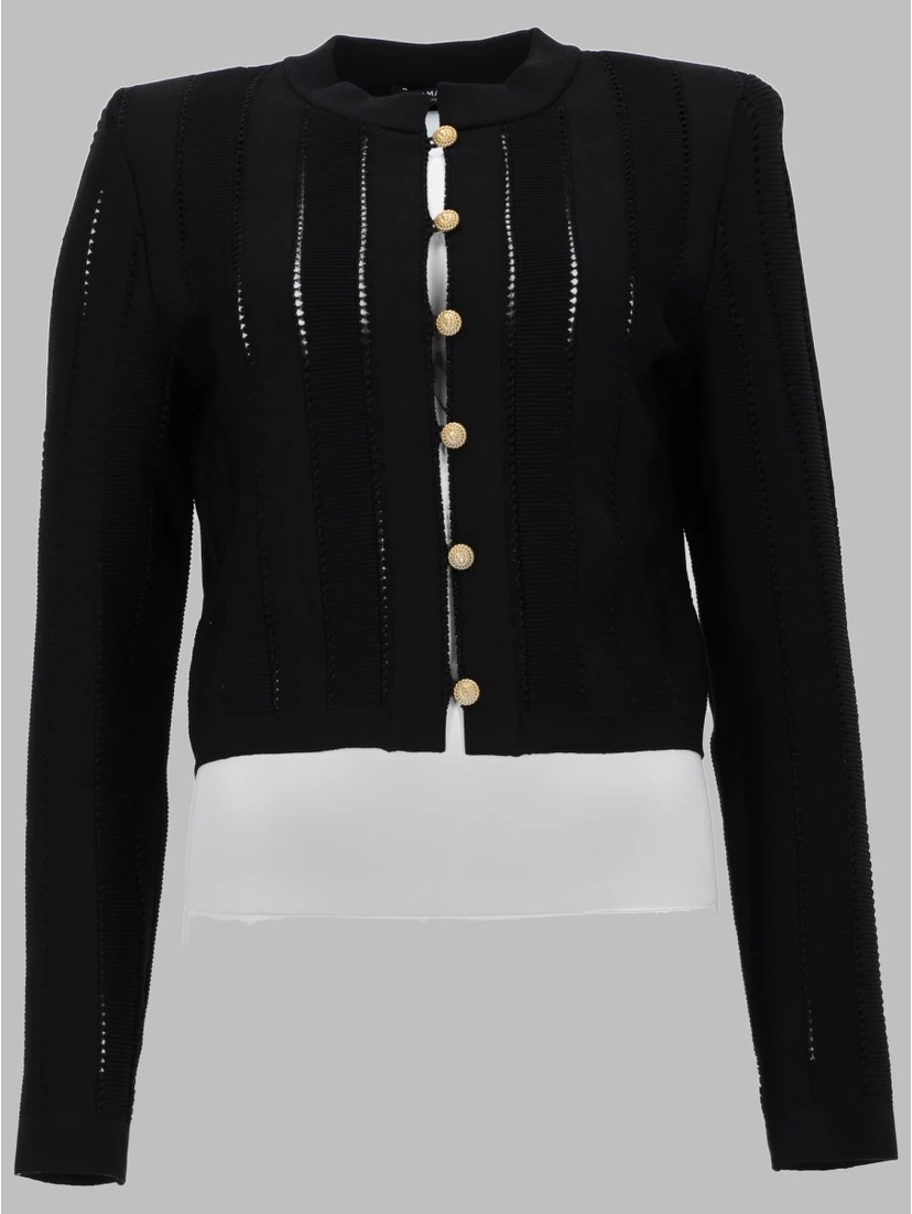 CARDIGAN CORTO IN MAGLIA