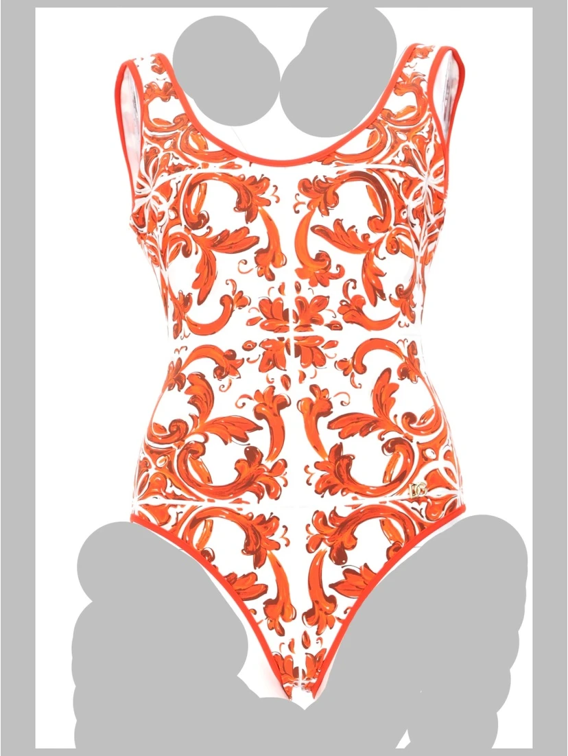 COSTUME INTERO STAMPA MAIOLICA
