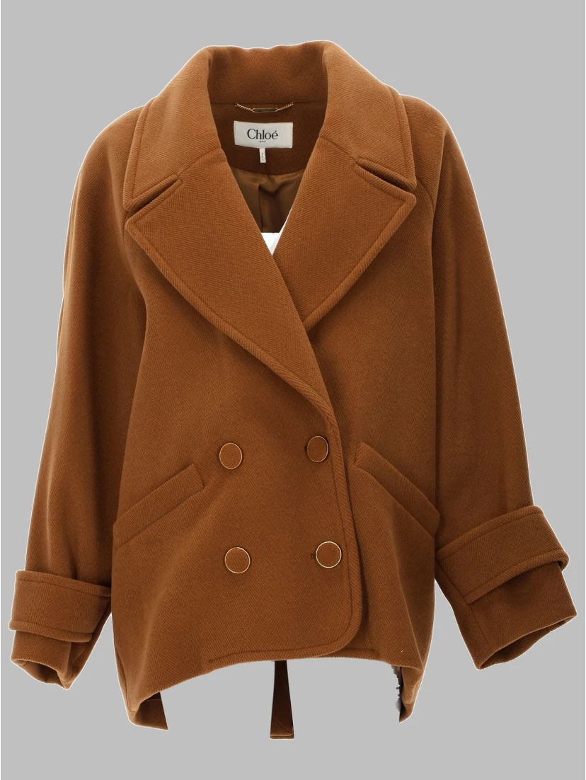 CAPPOTTO CORTO DOPPIOPETTO IN LANA