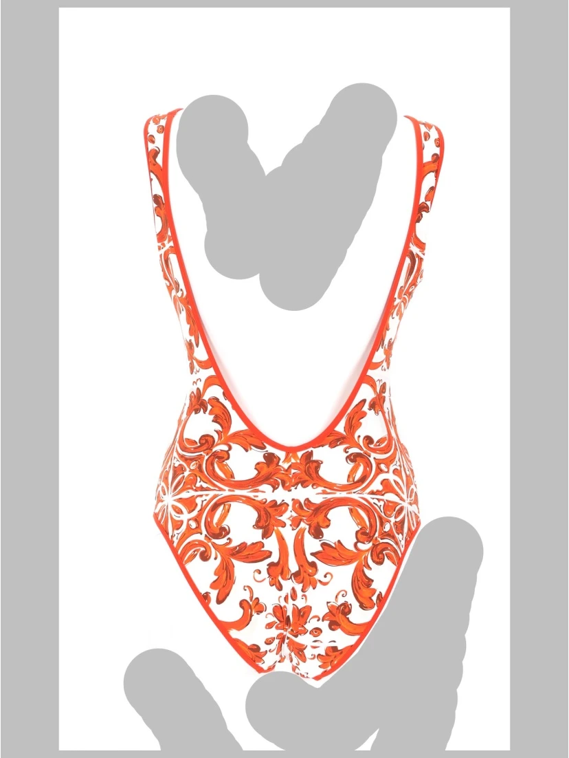 COSTUME INTERO STAMPA MAIOLICA