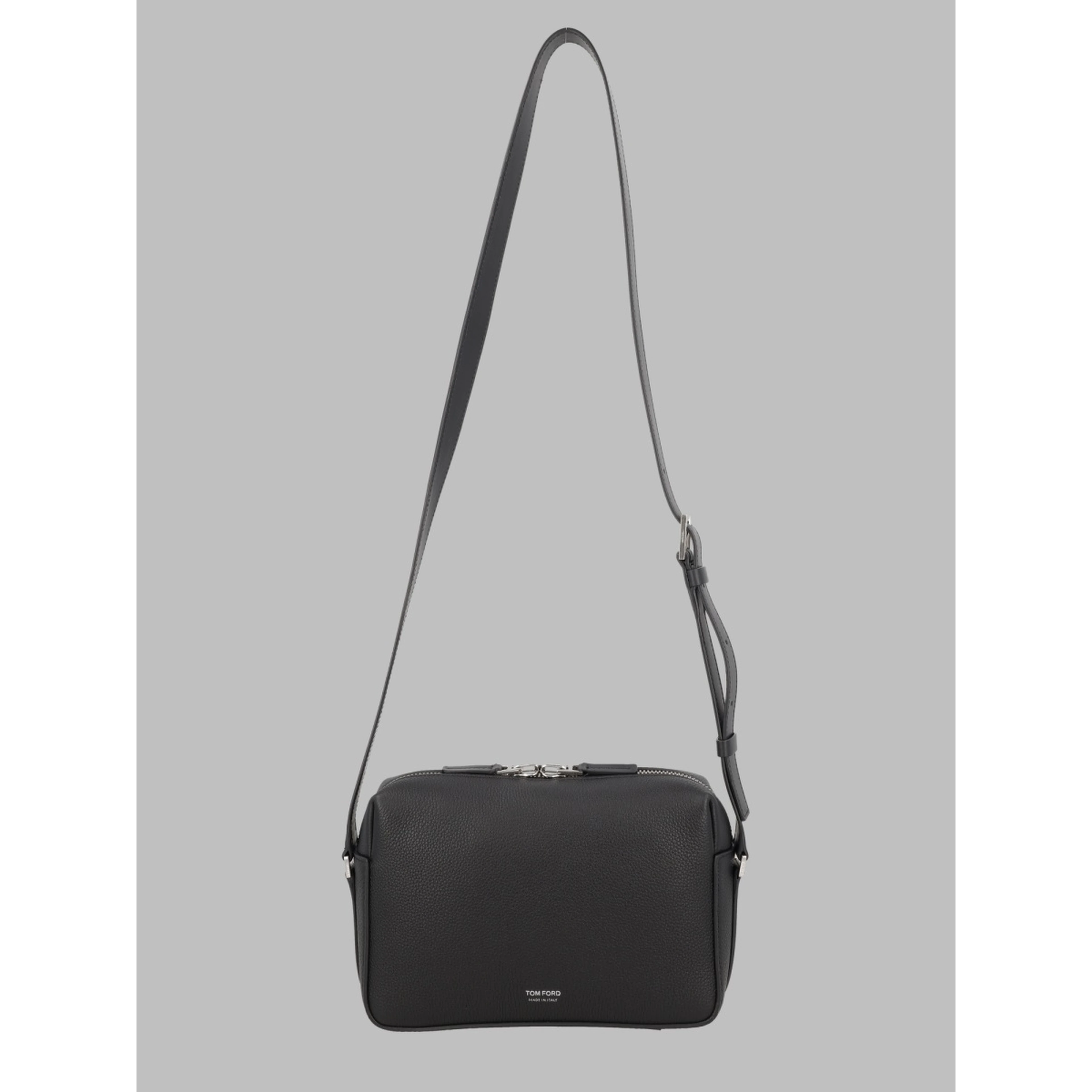 BORSA A TRACOLLA IN PELLE MARTELLATA