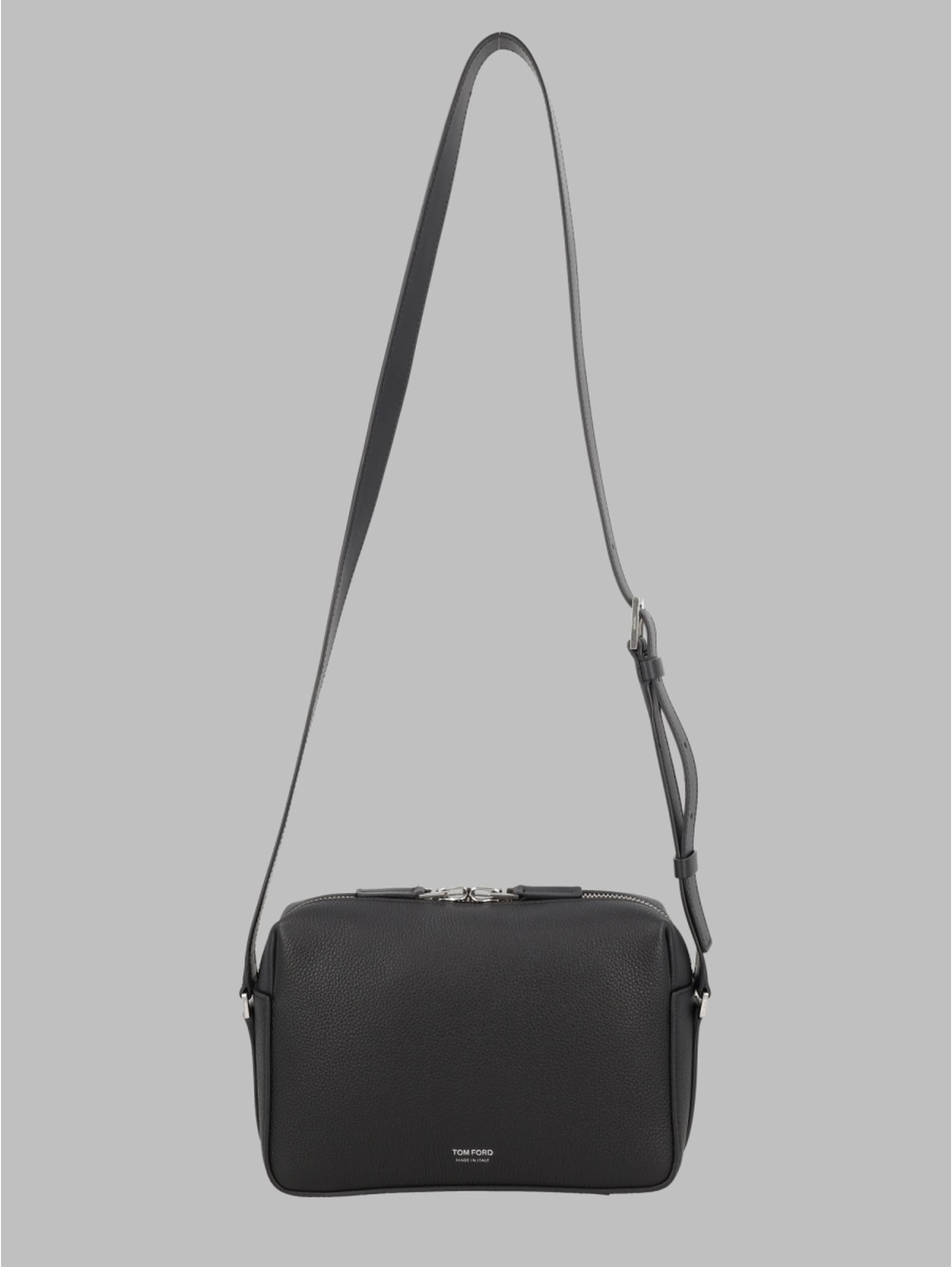 BORSA A TRACOLLA IN PELLE MARTELLATA