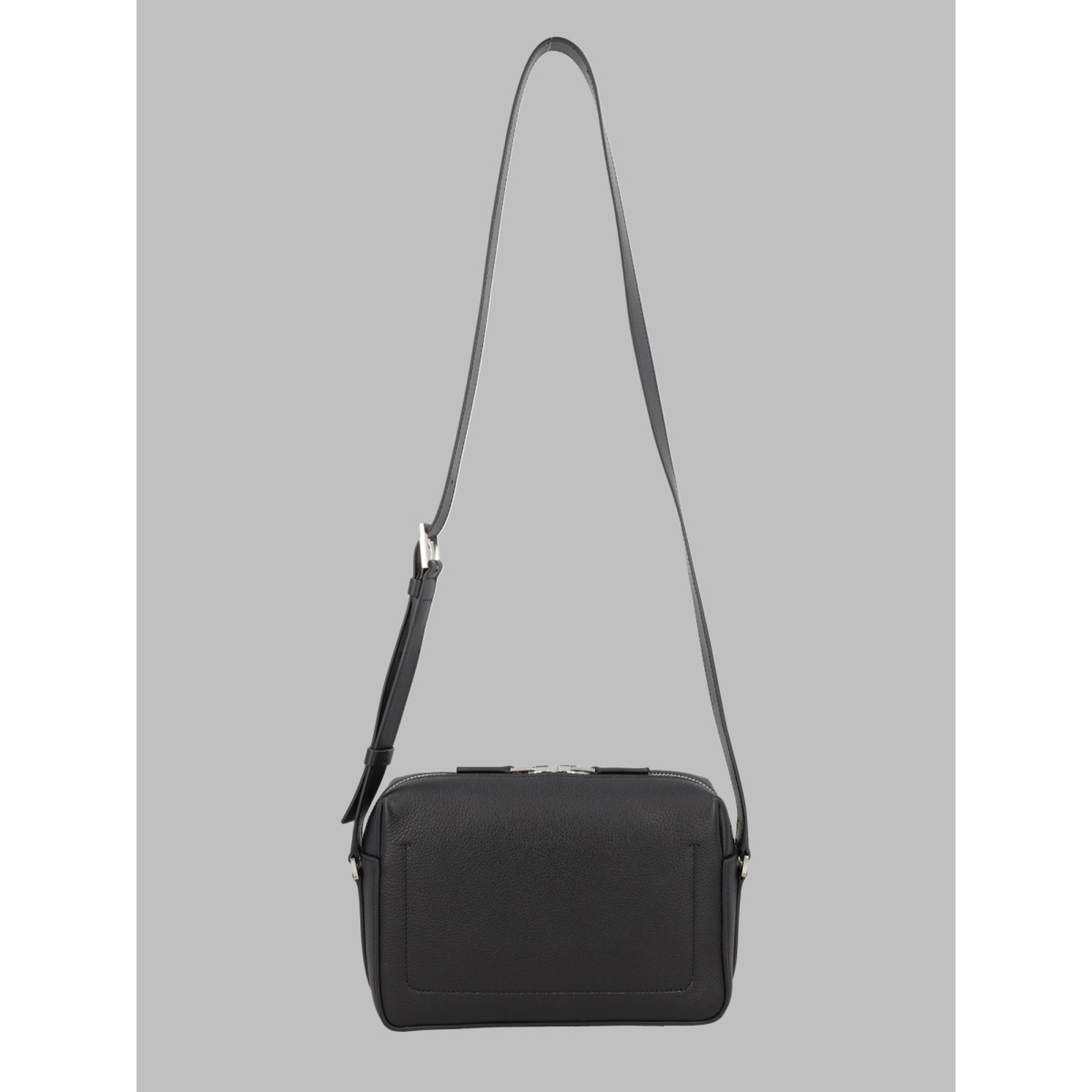 BORSA A TRACOLLA IN PELLE MARTELLATA