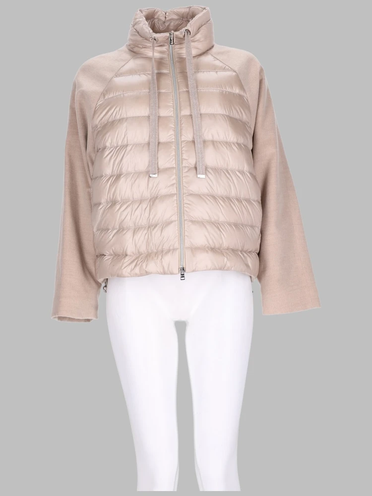 GIACCA "RESORT" IN FLANELLA E NYLON