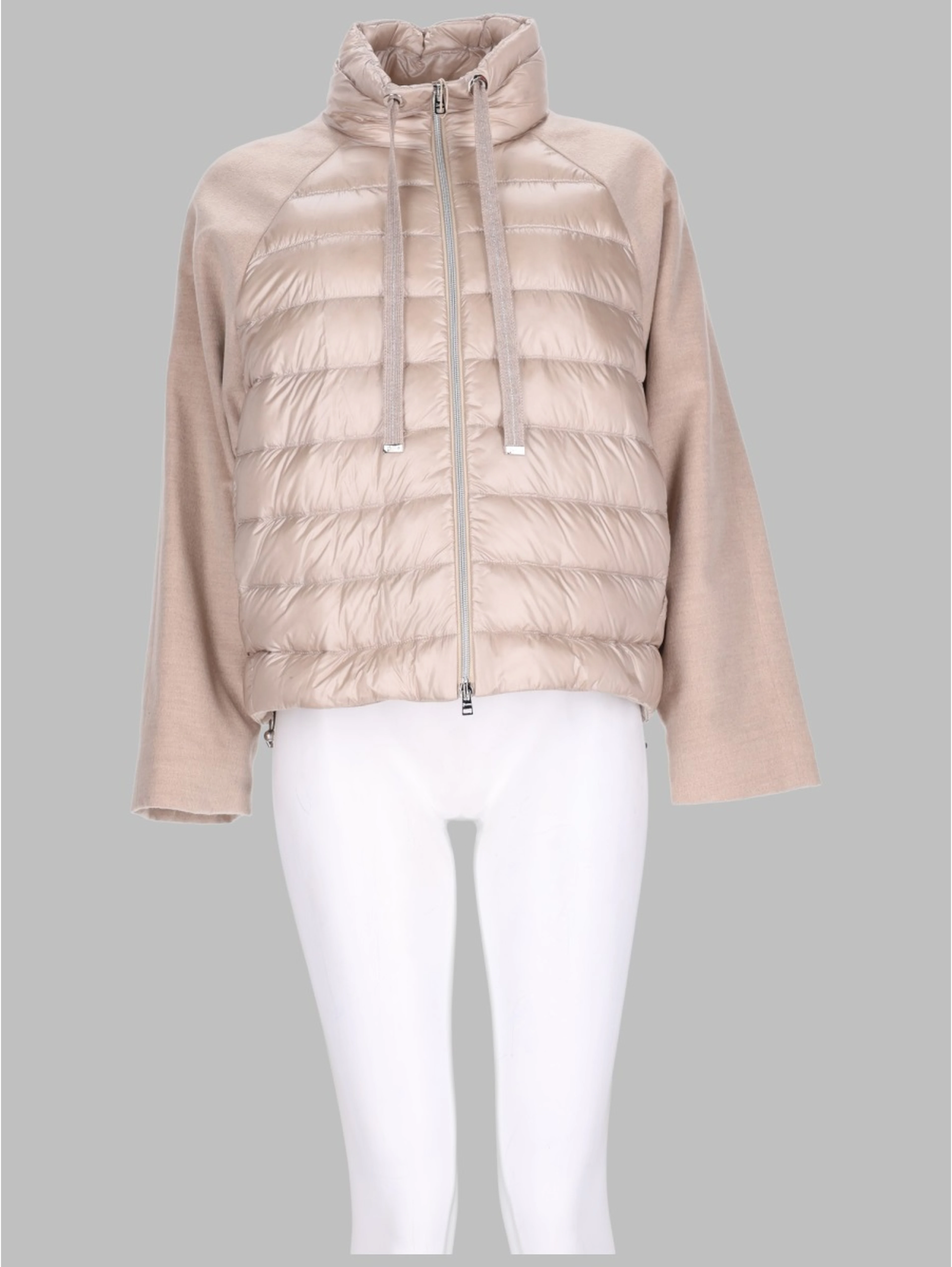 GIACCA "RESORT" IN FLANELLA E NYLON