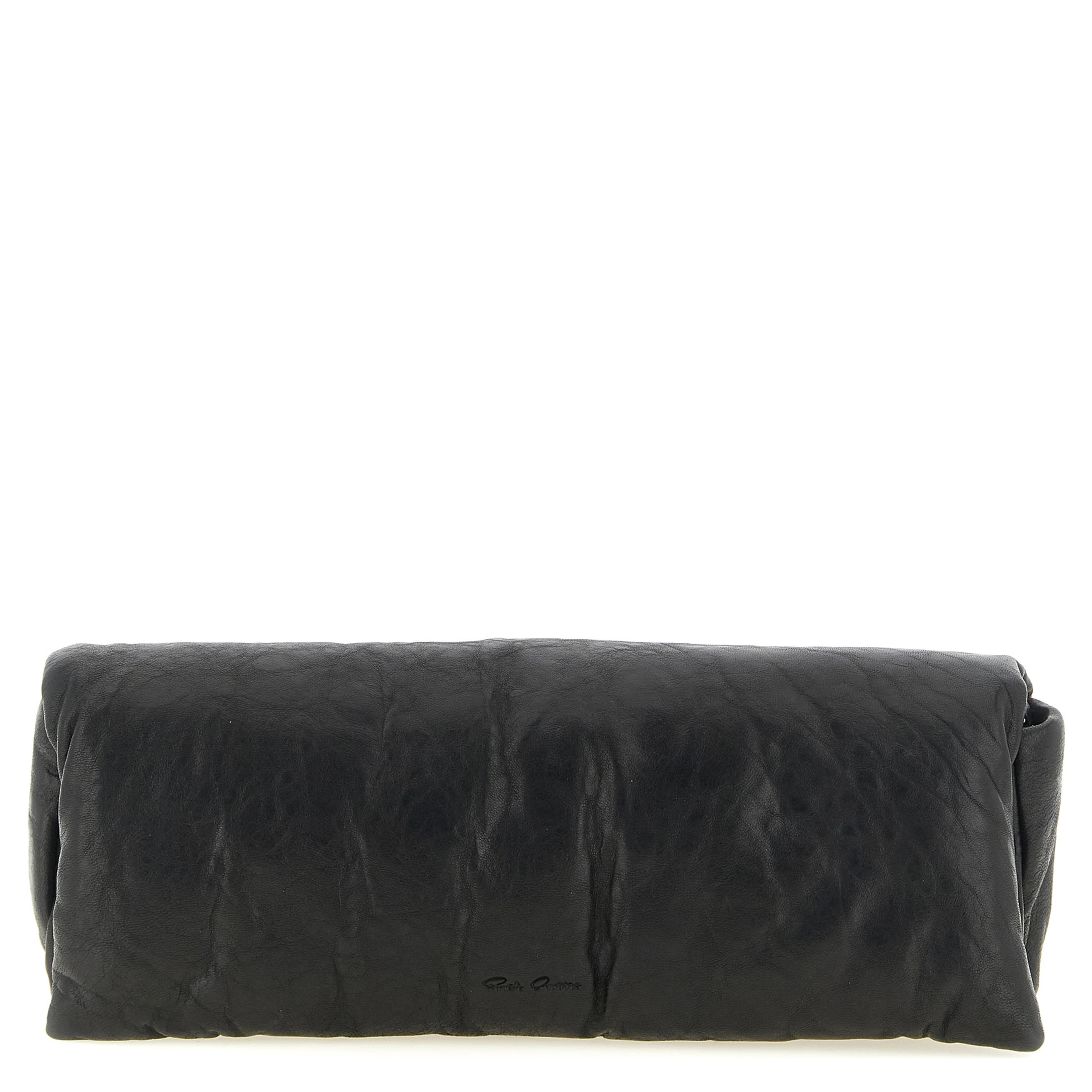 Black Lamb Leather Clutch Bag