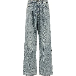 Blue Cotton Jeans Denim