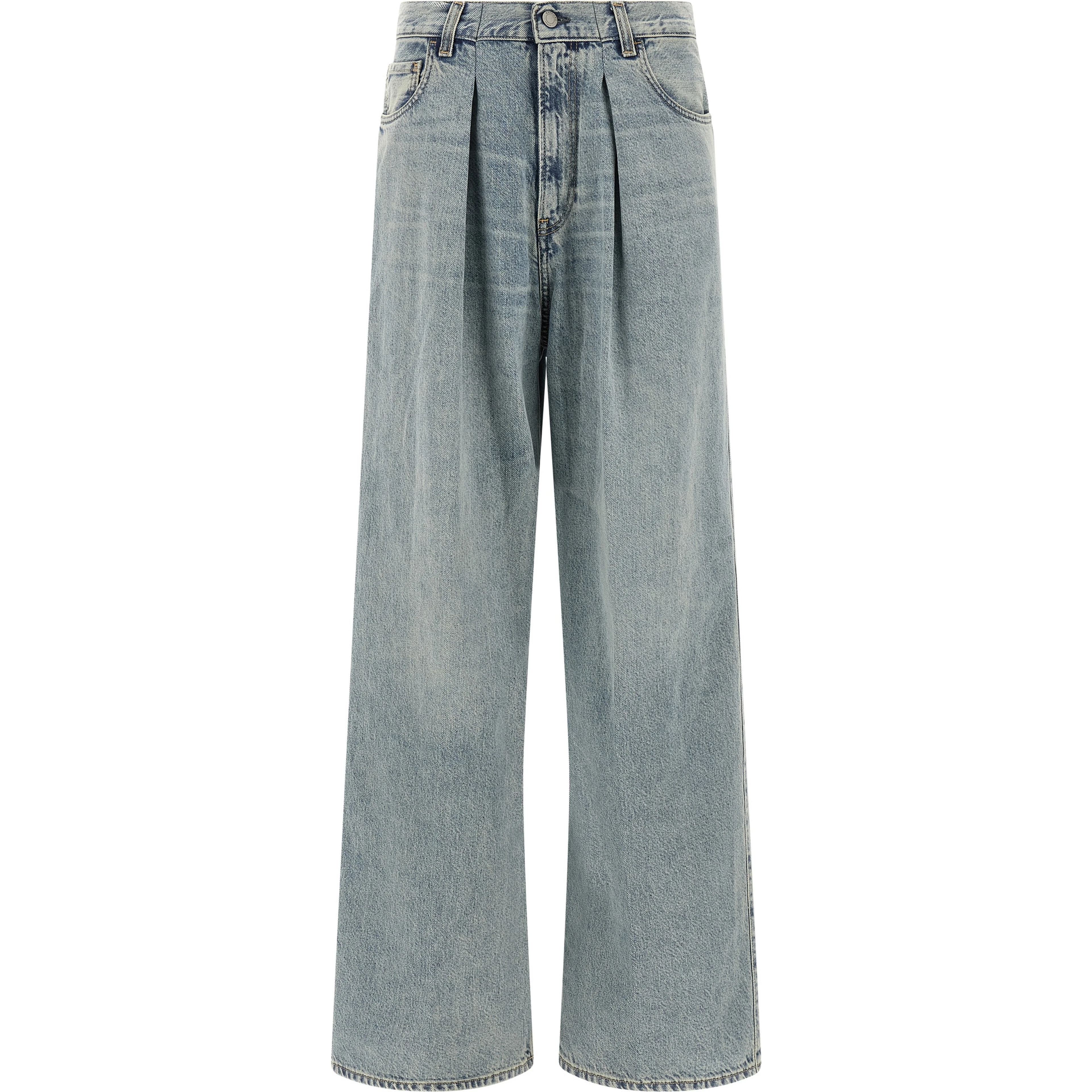 Blue Cotton Jeans Denim