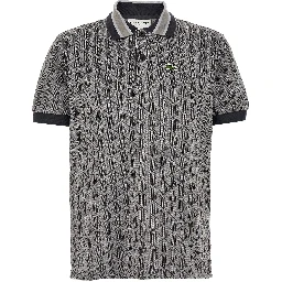 Gray Polyester Polo Shirt