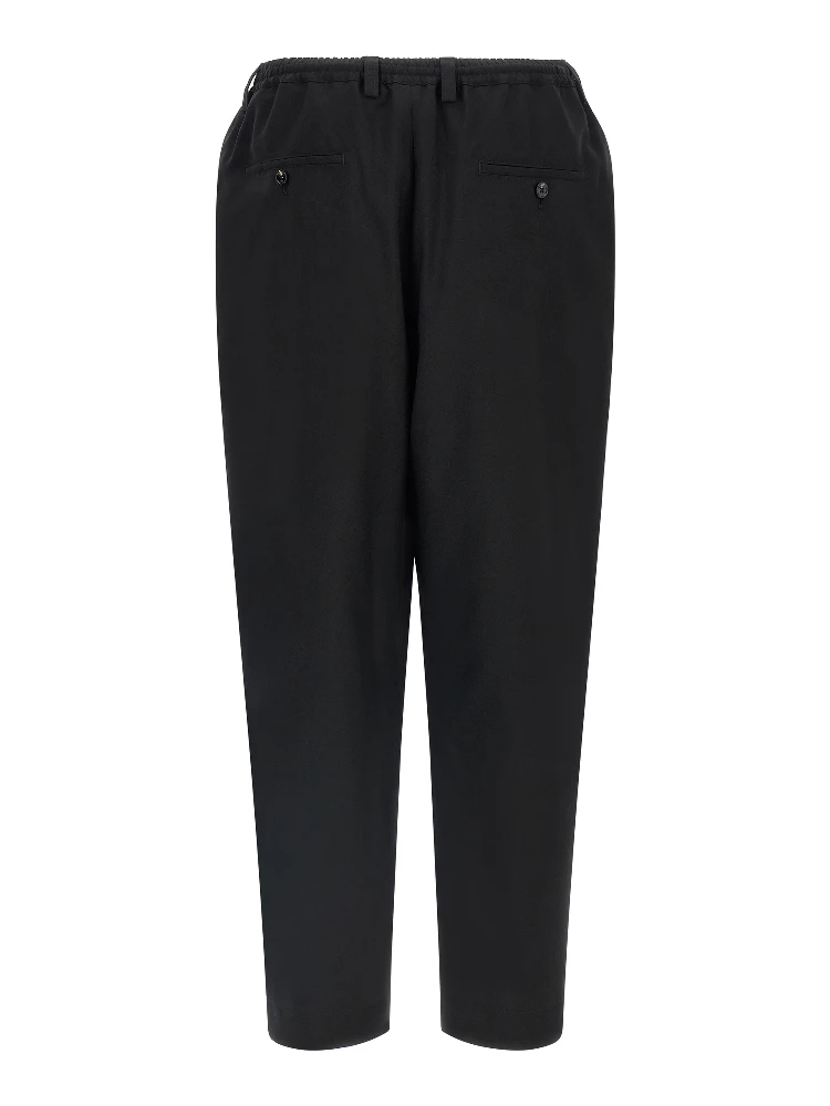 Black Virgin Wool Cropped Pants alternative