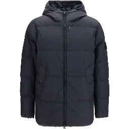 Blue Goose Down Full-Length Jacket