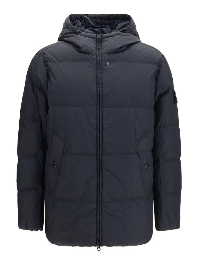 Blue Goose Down Full-Length Jacket