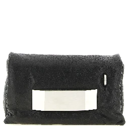Black Lamb Leather Clutch Bag