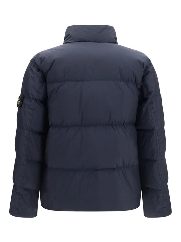 Blue Polyamide Full-Length Jacket alternative