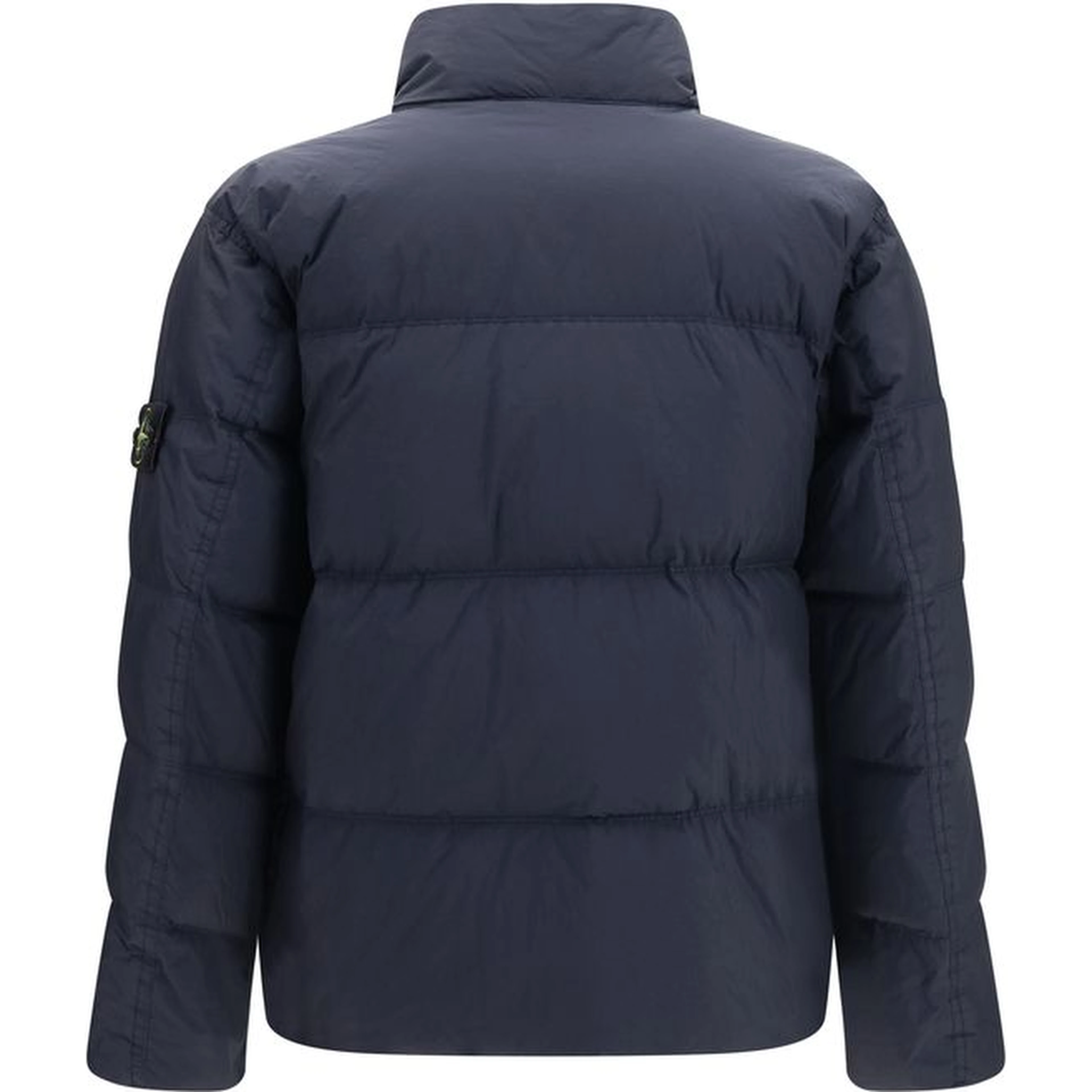 Blue Polyamide Full-Length Jacket
