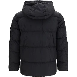 Black Goose Down Full-Length Jacket