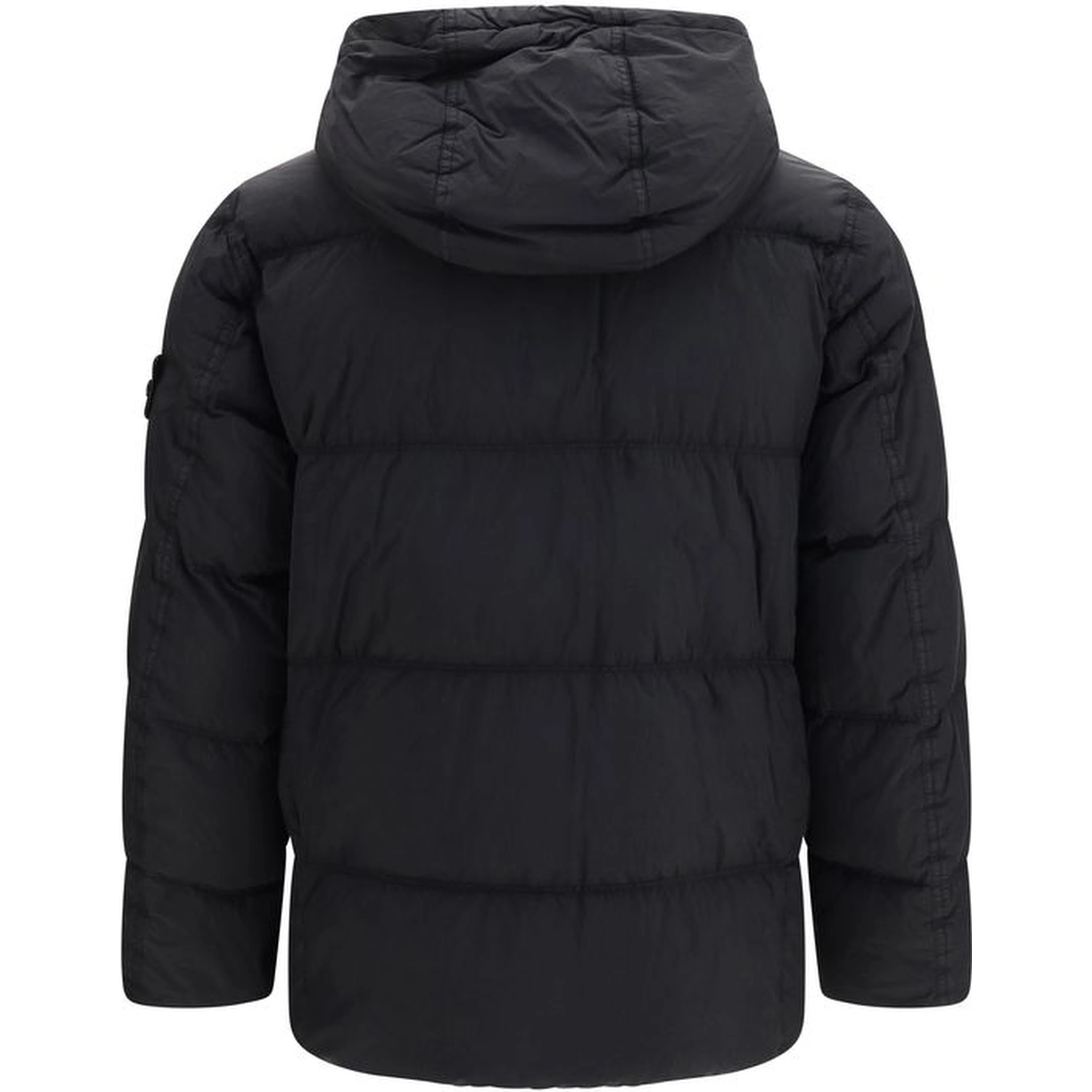 Black Goose Down Full-Length Jacket