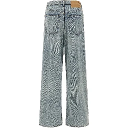 Blue Cotton Jeans Denim